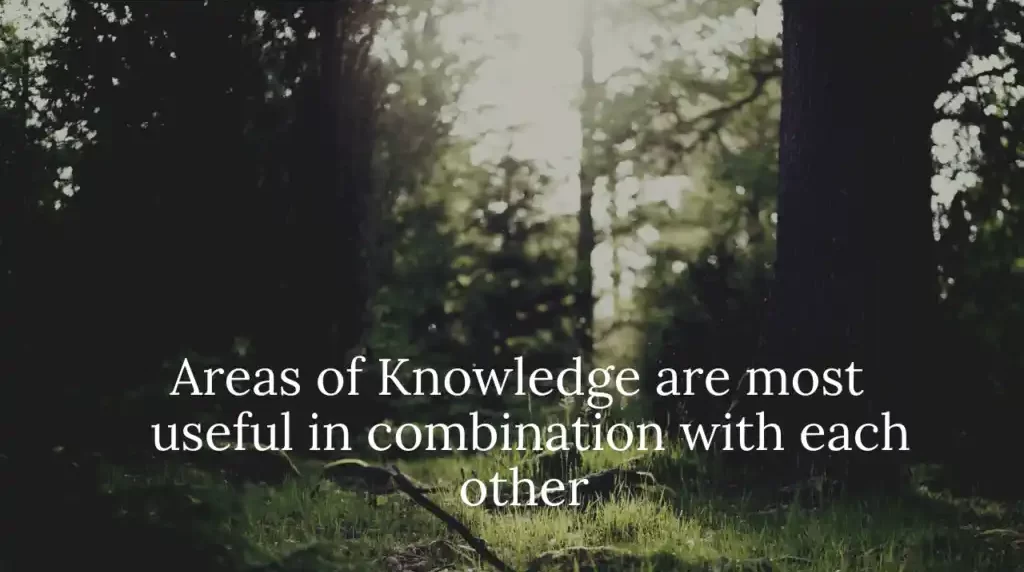 areas of knowledge